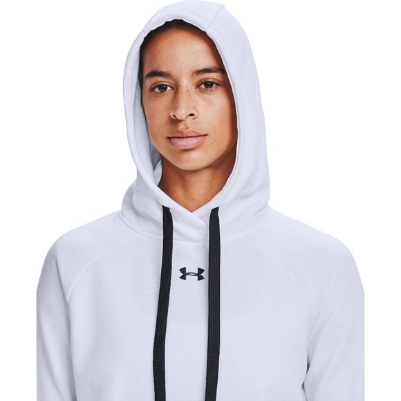 Under Armour Women's White Rival Pullover Hoodie - 1X - Picture 6 of 7